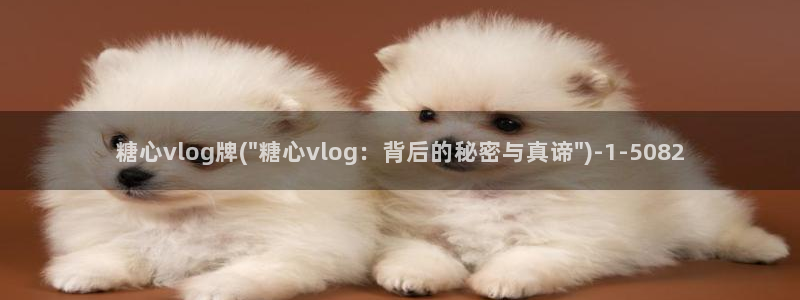 糖心vlog隐藏入口：糖心vlog牌(\