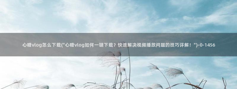 糖心vlogcom.