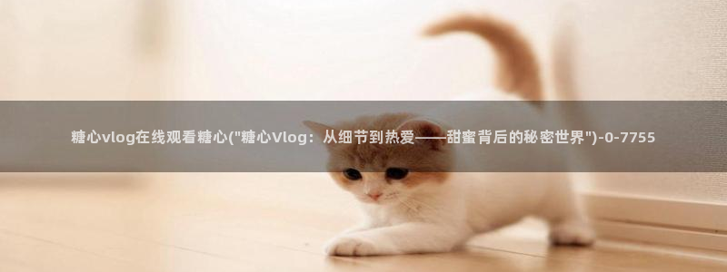 糖心vlog0
